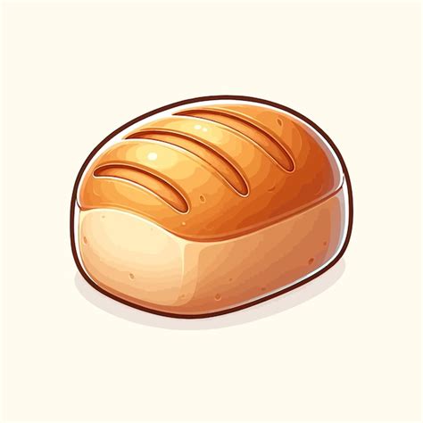Bread cartoon style flat vector illustration | Premium AI-generated vector