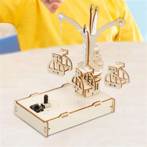 DIY Wooden Spinning Flying Chair STEM Learning Kit for Kids – Robocraze