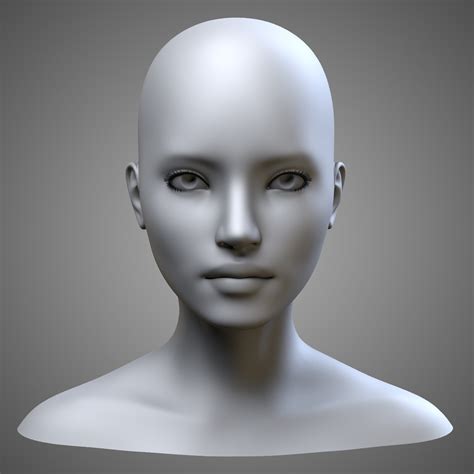 Head Model Female head 3d max