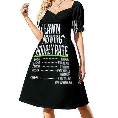 Lawn Mowing Hourly Rate Sleeveless Dress birthday dress for women women ...