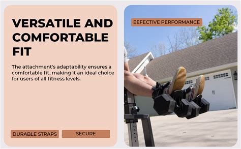 Proberos® Adjustable Dumbbell Foot Attachment for Leg Strength Training ...