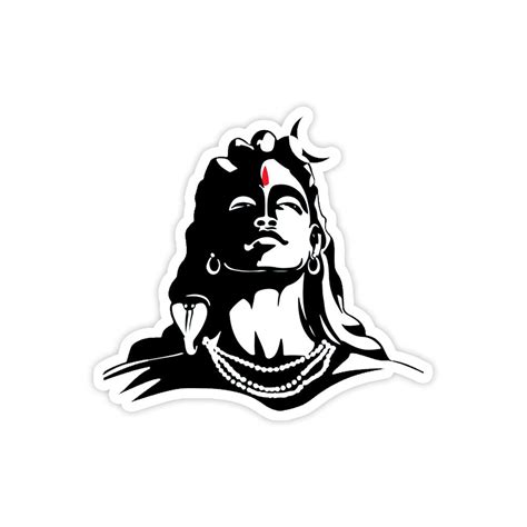 Elevate Your Phone Style with Adiyogi Mobile Sticker - Fantastick