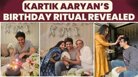 Kartik Aaryan: Unveiling the surprising birthday rituals of the ...