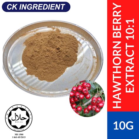 (Halal) Hawthorn Berry Extract 10:1 - Ekstrak Hawthorn Beri / 山楂提取物 ...