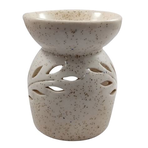 India Meets India Ceramic Tea Light Holder Aromatherapy Essential Oil ...