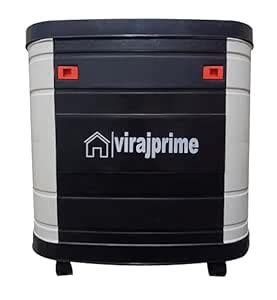 VIRAJ PRIME Inverter Battery Trolley Materials Like Plastic.with 5 ...