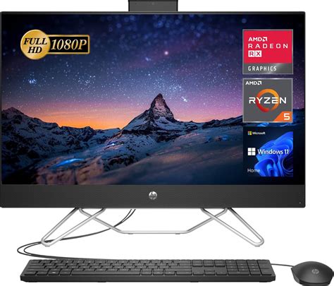 HP All-in-One Desktop, 27'' Full HD, Ryzen 5 5500U, India | Ubuy