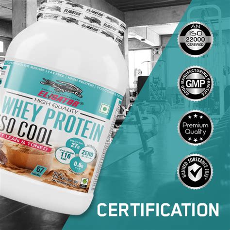 Eligator Whey Protein ISO Cool - 2kg with Free Creatine Monohydrate ...