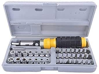 Prachiva Sales Multipurpose 41 in 1 Pieces Tool Kit Screwdriver and ...