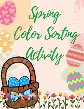 Image result for Spring Sorting Activity