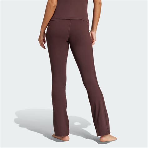 adidas Yoga Flared Pants - Brown | adidas UAE