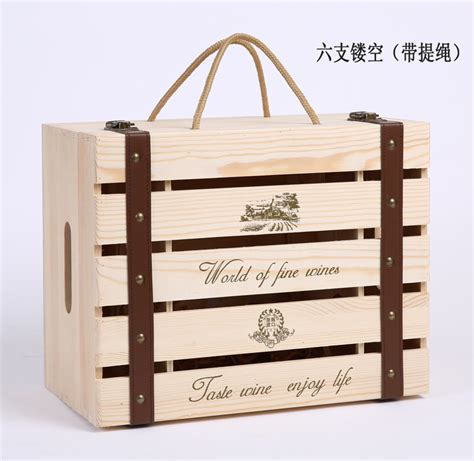 红酒盒单支红酒木盒子木制礼盒葡萄酒木箱包装盒子定制葡萄酒礼盒-阿里巴巴