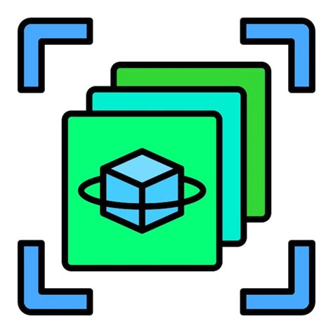 Depth perception icon | Premium Vector