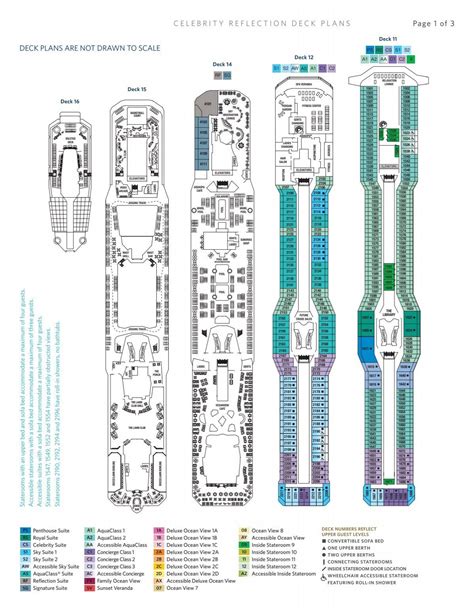 Celebrity Reflection Deck Plans