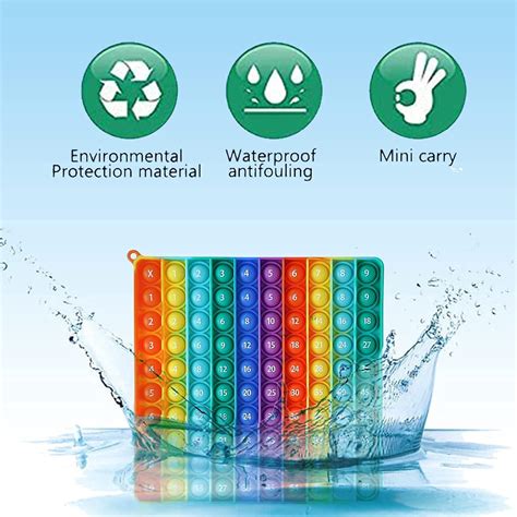 Buy Environmental Big Size Push Pop Fidget Toy Bubble It Helps to Pop ...