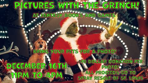 Holiday Photos with the Grinch Tickets, Fantasy Books & Games, Fairview ...