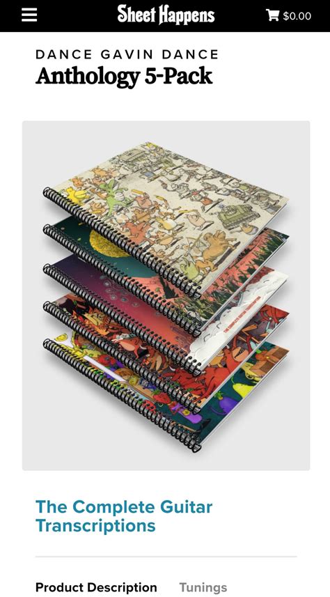 Guitar tab books available at sheet happens. : r/dancegavindance