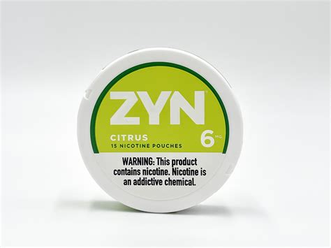 ZYN Citrus Nicotine Pouches (6mg x 15) - Discount Smokes