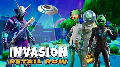 👽 INVASION: Retail Row 0864-3328-7814 by updated - Fortnite Creative Map Code - Fortnite.GG