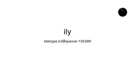 ily — Teletype