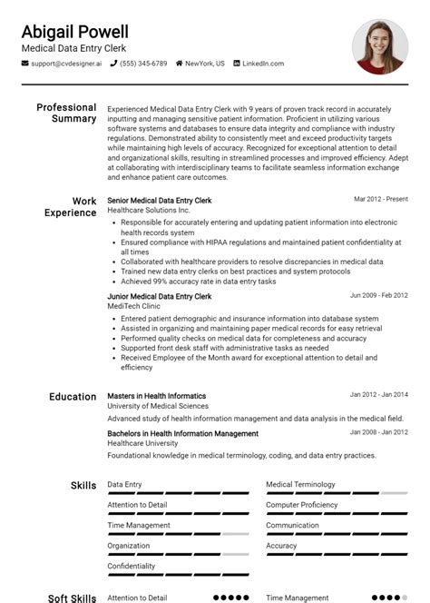 19 Data Entry Operator Resume Examples And Templates for 2025 ...