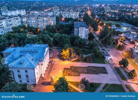 Panorama of Night Kryvyi Rih City Stock Photo - Image of summer, krivoy ...