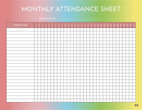 Image result for Class Attendance Sheet