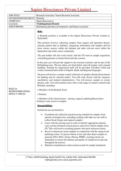 Careers – Sapien Biosciences