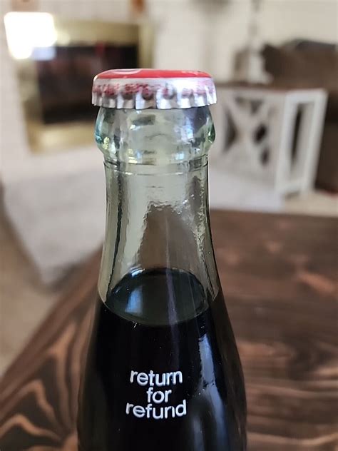 Vintage Coca-Cola Coke 1980s Returnable 16 FL Oz 1PT Full Bottle w/Cap ...