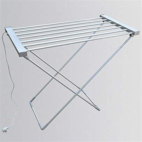 VPLLEX 8 Rail Electric Folding Clothes Airer Dryer Indoor Rack Laundry ...