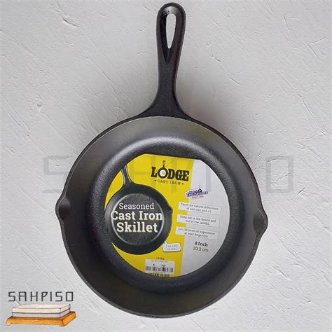 Jual Lodge Cast Iron Skillet 8 Inch frying pan USA fry 20cm panci 20 cm ...