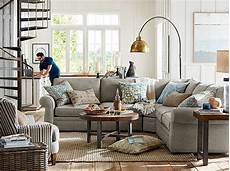 Pictures Of Pottery Barn Living Rooms by Pearce Sectional Farmhouse Industrial Living Room Pictures Of Pottery Barn Living Rooms