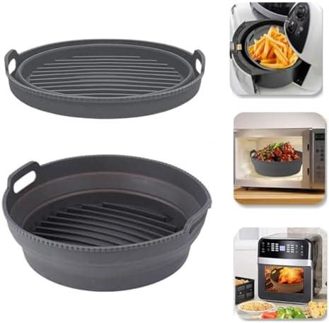FiABLE Premium Silicone Air Fryer Liner | 1 Piece Dual-Mode Collapsible ...