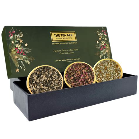 The Tea Ark Wellness First Tea Gift Box with 3 Different Types of Asso