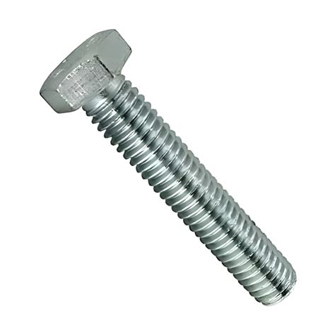 Parafuso Sextavado Rosca Inteira M16-2,00 X 100MA Ferro Zinco Branco - Novo Rumo Parafusos