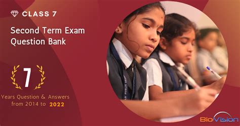 Class 7 - Second Term Exam Question Bank with Answers - 7 Years ...