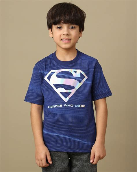 Superman Printed Regular Fit Tshirt For Boys – Kidsville