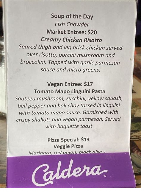 Caldera - Ashland Oregon Restaurant - HappyCow