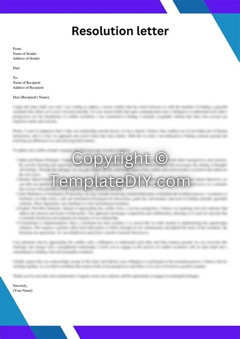 Writing a Short Partnership Disput Resolution Letter Sample 的图像结果