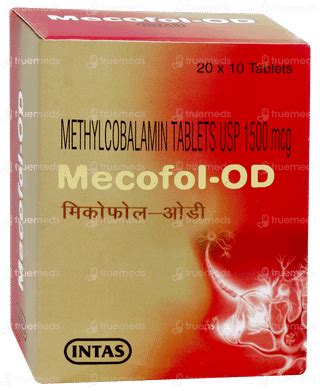 Mecofol Od 1500 MCG | Order Mecofol Od 1500 MCG Tablet Online at Truemeds