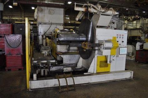 15,000# AMERICAN A STEEL LINE MOTORIZED MOVING BASE UNCOILER in North ...