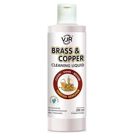 VJR Brass and Copper Metal Cleaning Gel Liquid 300 ml - Natural Safe ...