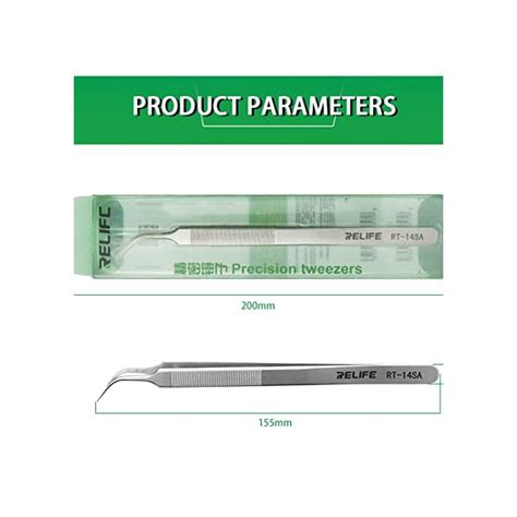 RELIFE RT-14SA Curved Mobile Phone Repair Tweezers – McareSpareParts