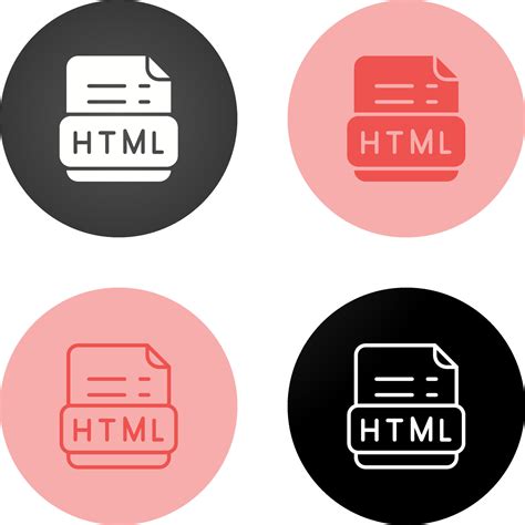 Html Vector Icon 40785198 Vector Art at Vecteezy