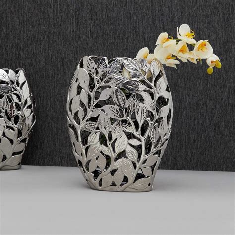 Buy Leafy Groove Vase from Home Centre at just INR 1799.0