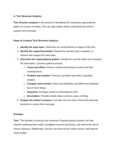 Image result for Text Structure Analysis