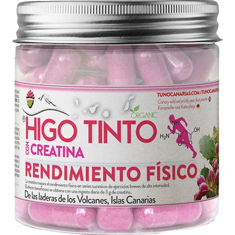 Rendimiento Físico higo tinto con creatina envase 90 cápsulas ...