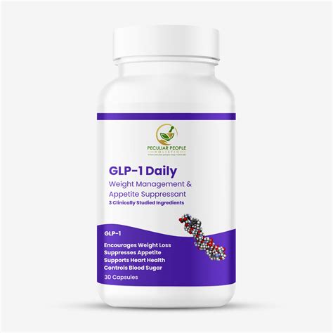 GLP-1 Daily Weight Loss & Appetite Suppressant Capsules – Peculiar ...