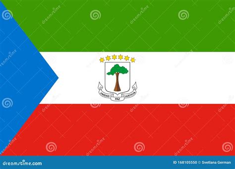 GUINEA ECUATORIAL FLAG FLUTTERING Royalty-Free Stock Photography | CartoonDealer.com #115844435