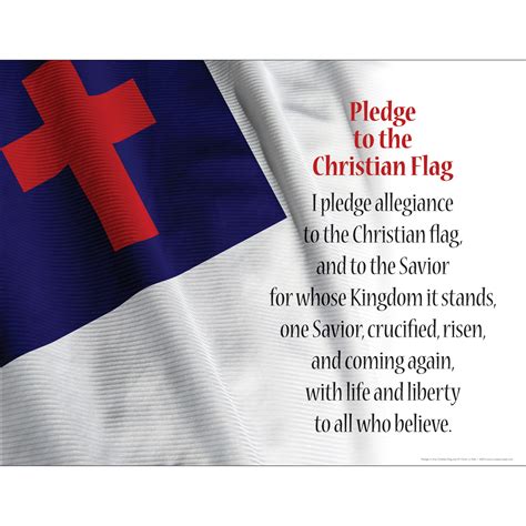 Christian Flag Pledge